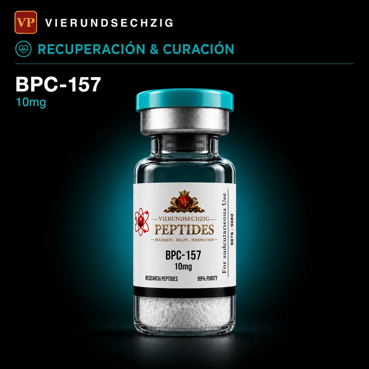 BPC-157 10mg — vial de Recuperación & Curación