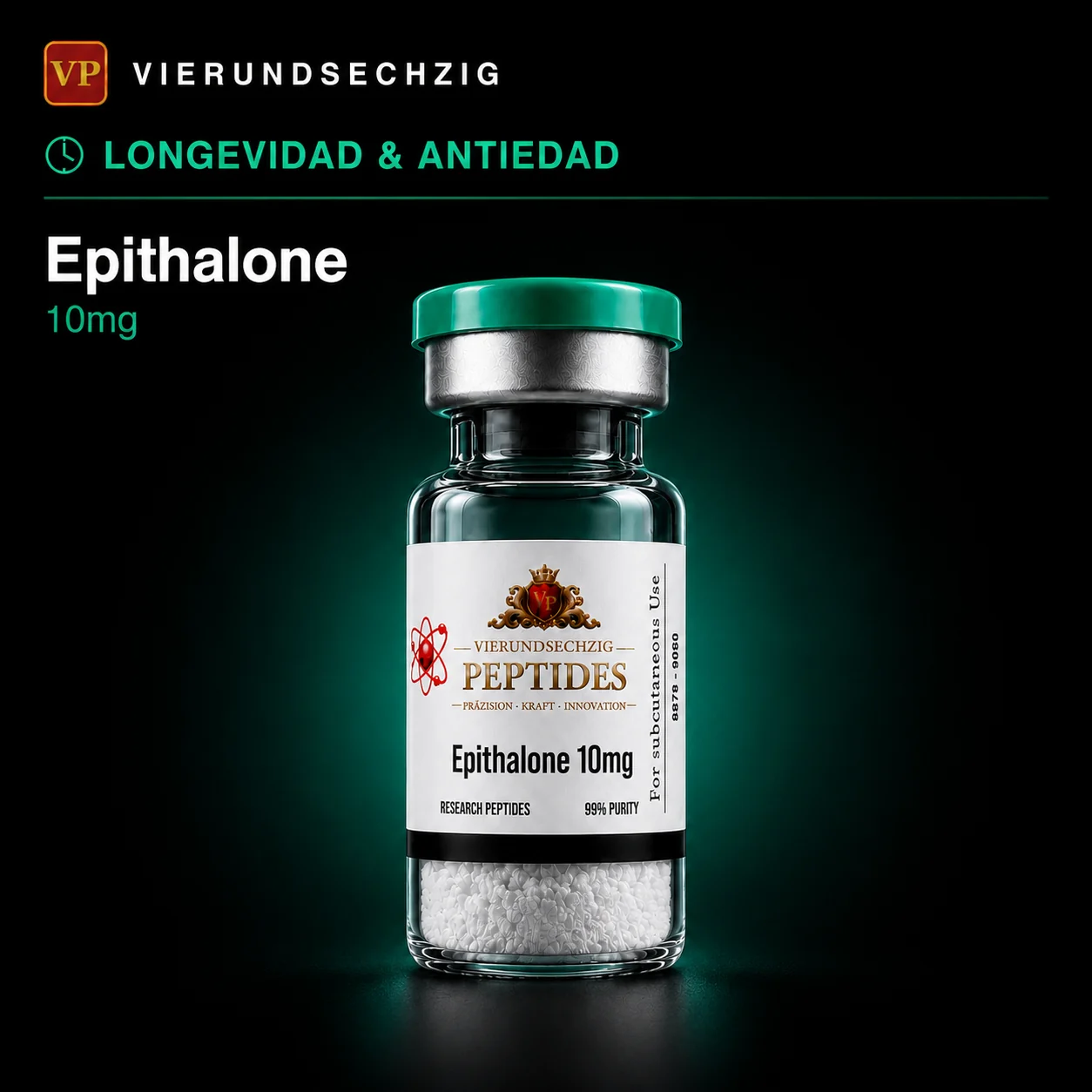 Epithalone 10mg — vial de Longevidad & Anti-Edad