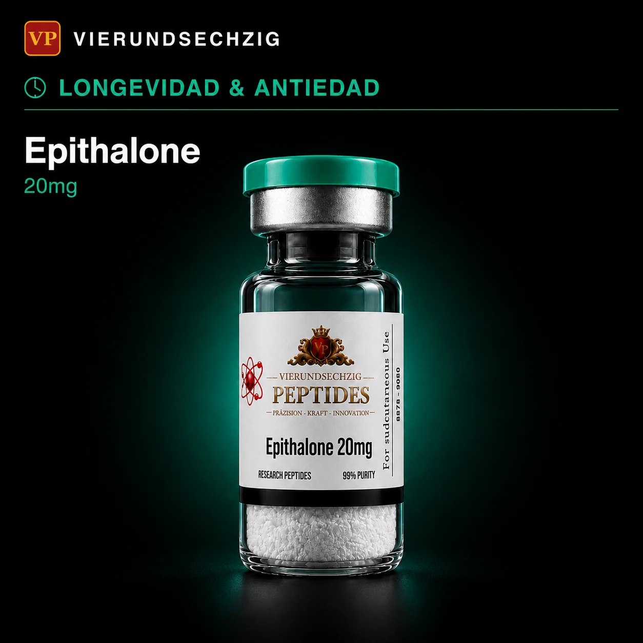 Epithalone 20mg — vial de Longevidad & Anti-Edad