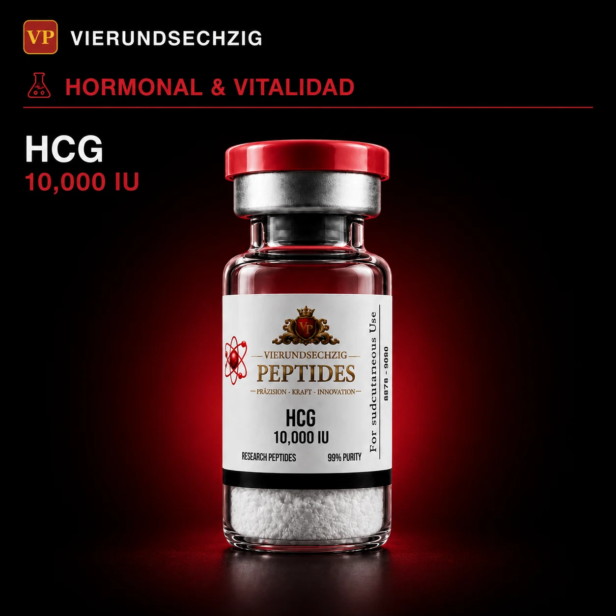 HCG 10,000 IU — vial de Salud Hormonal & Sexual