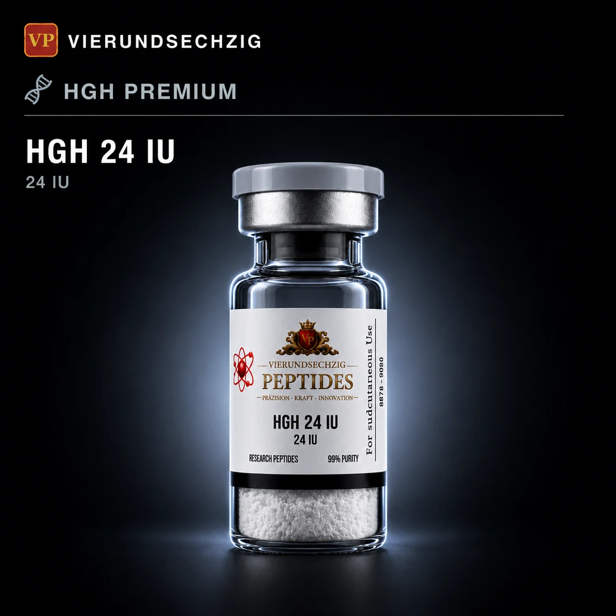 HGH 24 IU — vial de HGH Premium