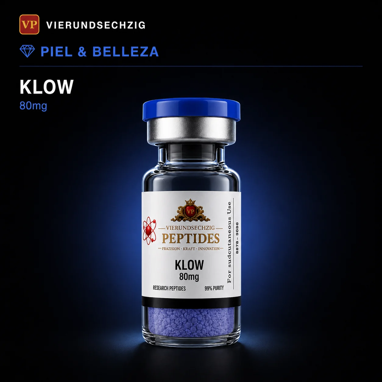 KLOW 80mg — vial de Piel & Belleza