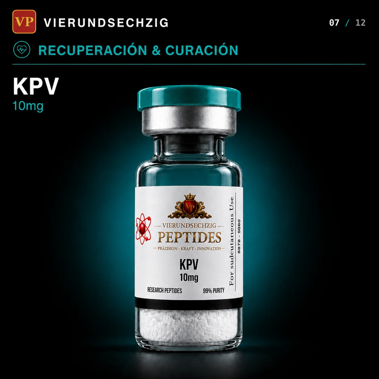 KPV 10mg — vial de Recuperación & Curación