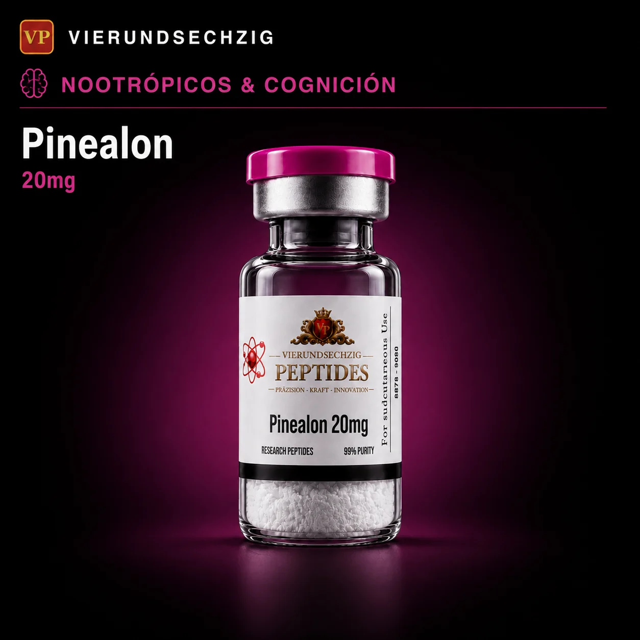 Pinealon 20mg — vial de Nootrópicos & Cognición