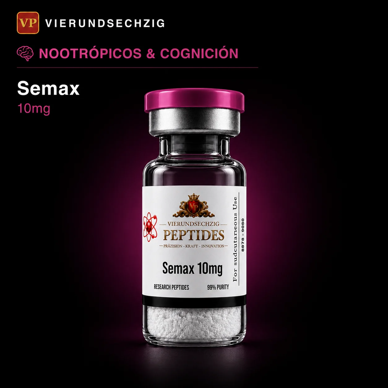 Semax 10mg — vial de Nootrópicos & Cognición
