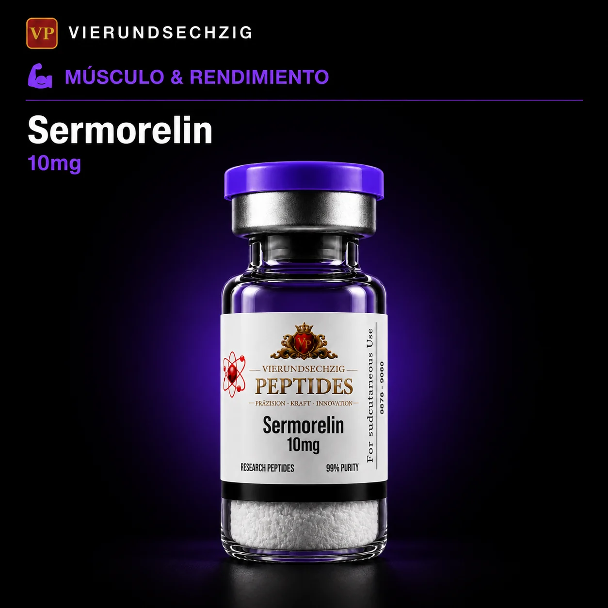 Sermorelin 10mg — vial de Músculo & Rendimiento Deportivo