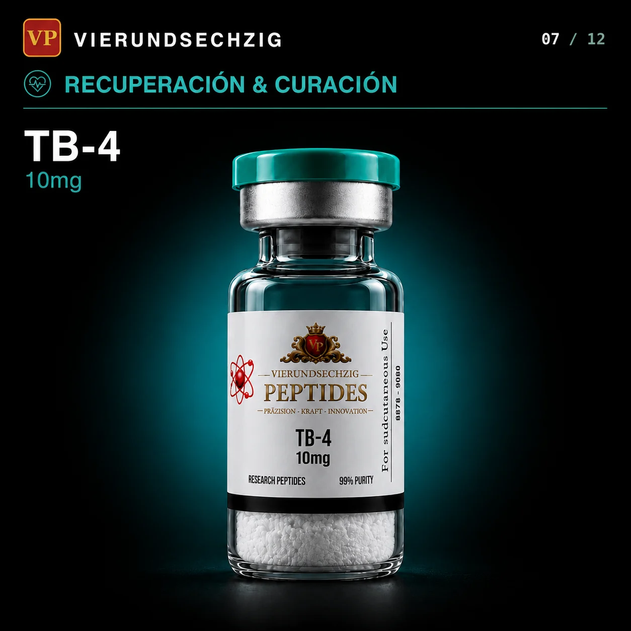 TB-4 10mg — vial de Recuperación & Curación