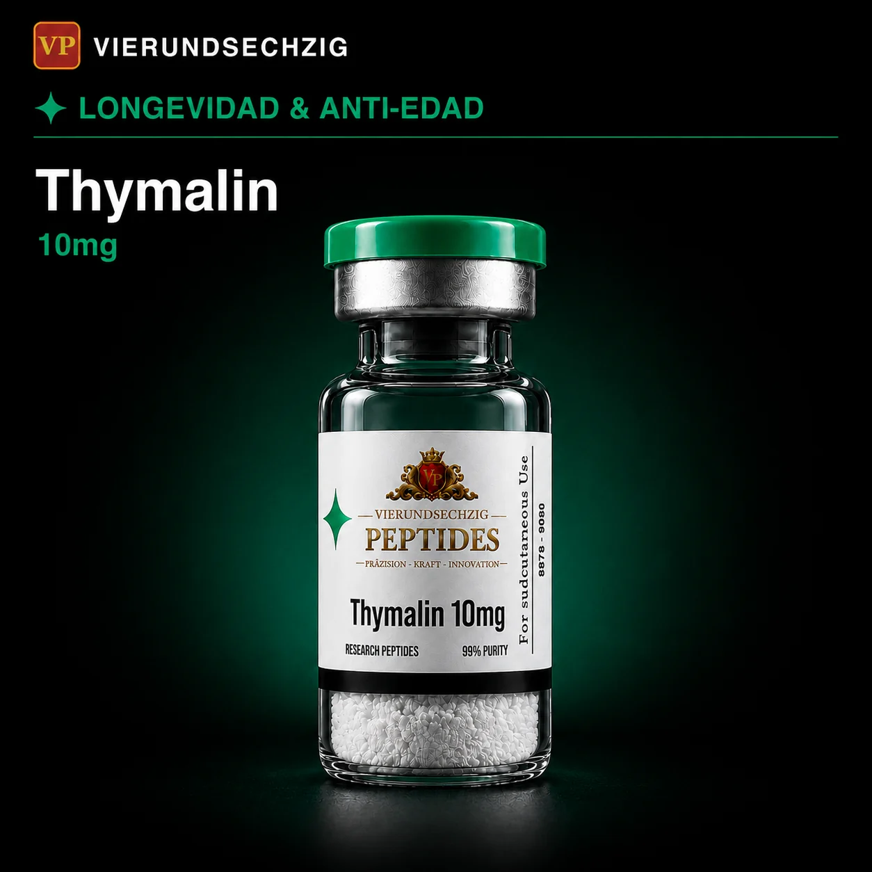 Thymalin 10mg — vial de Longevidad & Anti-Edad