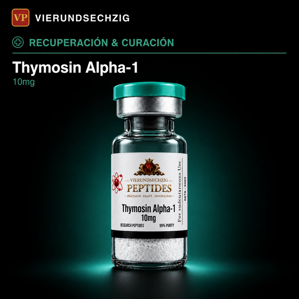 Thymosin Alpha-1 10mg — vial de Recuperación & Curación